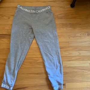 Calvin Klein gray joggers. Super cute and comfortable
